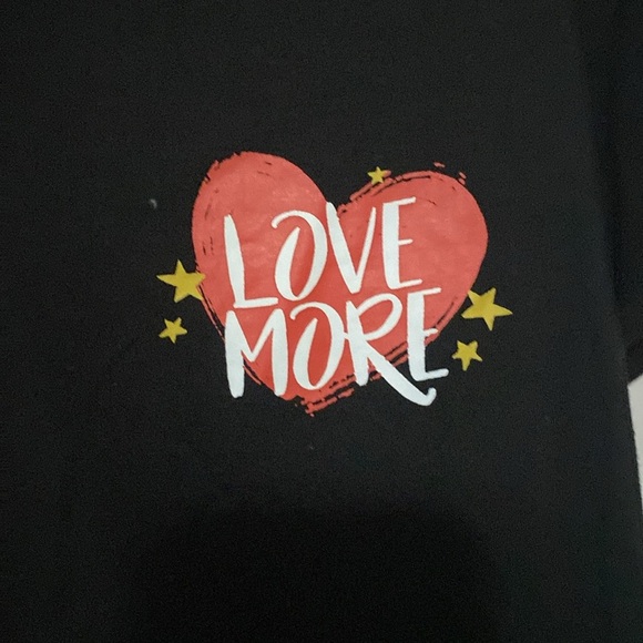 NEW Cuddl Duds Wo size XS BlacK PINK LOVE MORE PAJAMAS TOP AND PANTS - Picture 4 of 13